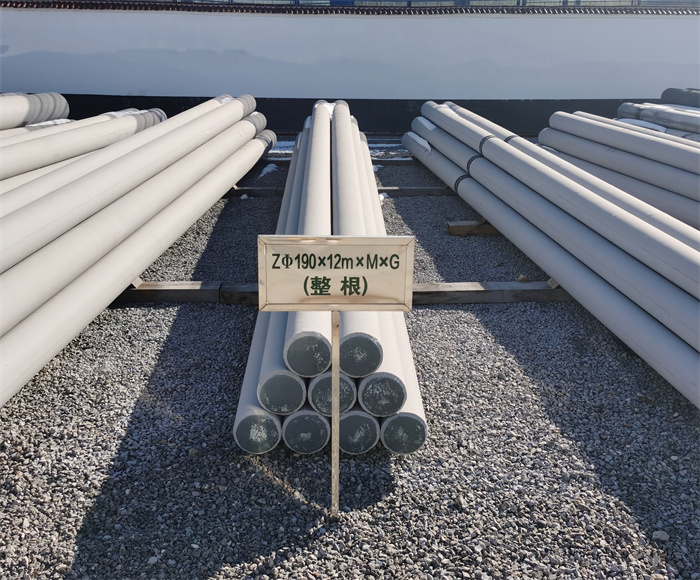 密云190×12米钢筋混凝土水泥电线杆
